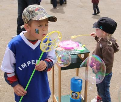 Bubbles & Face paint at PotashCorp Fireworks Festival